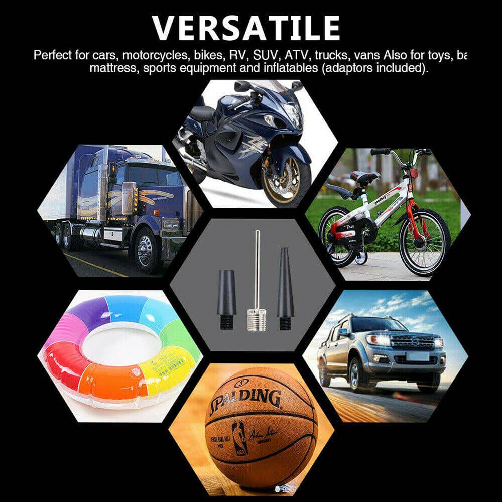 12V 150PSI Car Air Compressor Portable Tyre Deflator Inflator Pump 4WD Car Truck - Office Catch