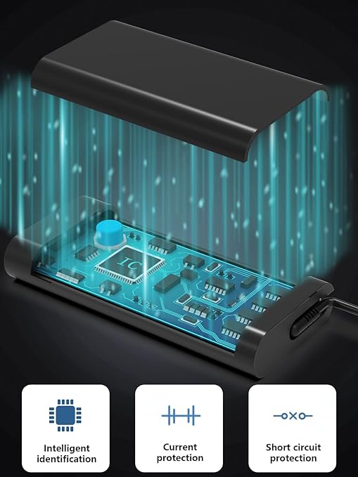 130W USB Type C Power Adapter, 20V 6.5A USB C Charger, Compatible with Dell Precision 5530 2 in 1,Dell XPS 15 2 en 1 9575,DA130PM170 HA130PM170 0K00F5 K00F5 0M0H25 M0H25 T4V18 Laptop Charger - Office Catch