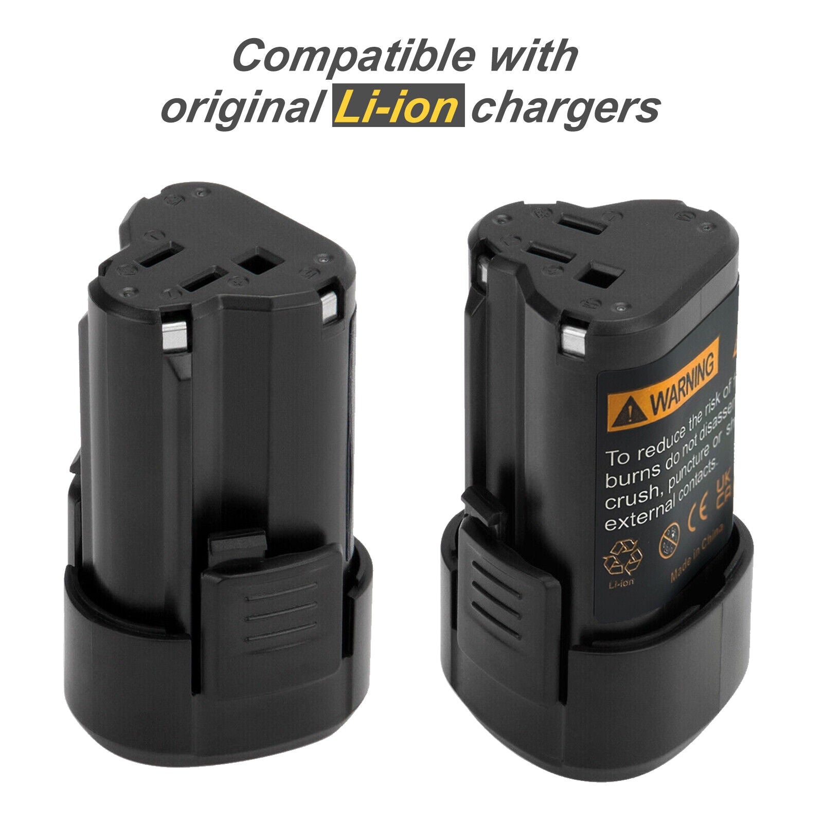 2Pack 12V 2.0AH Replacement Power Tools battery for Worx WA3503 WA3509 WU288 WX125 WX125.1 - Office Catch