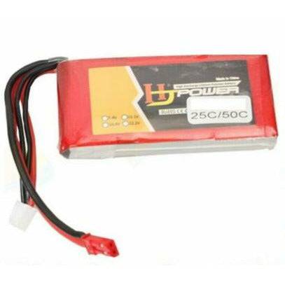 2s 7.4v 1300mAh 25C Lipo Li-Po Battery w/ Jst Plug for RC FPV Drone Heli Car - Office Catch