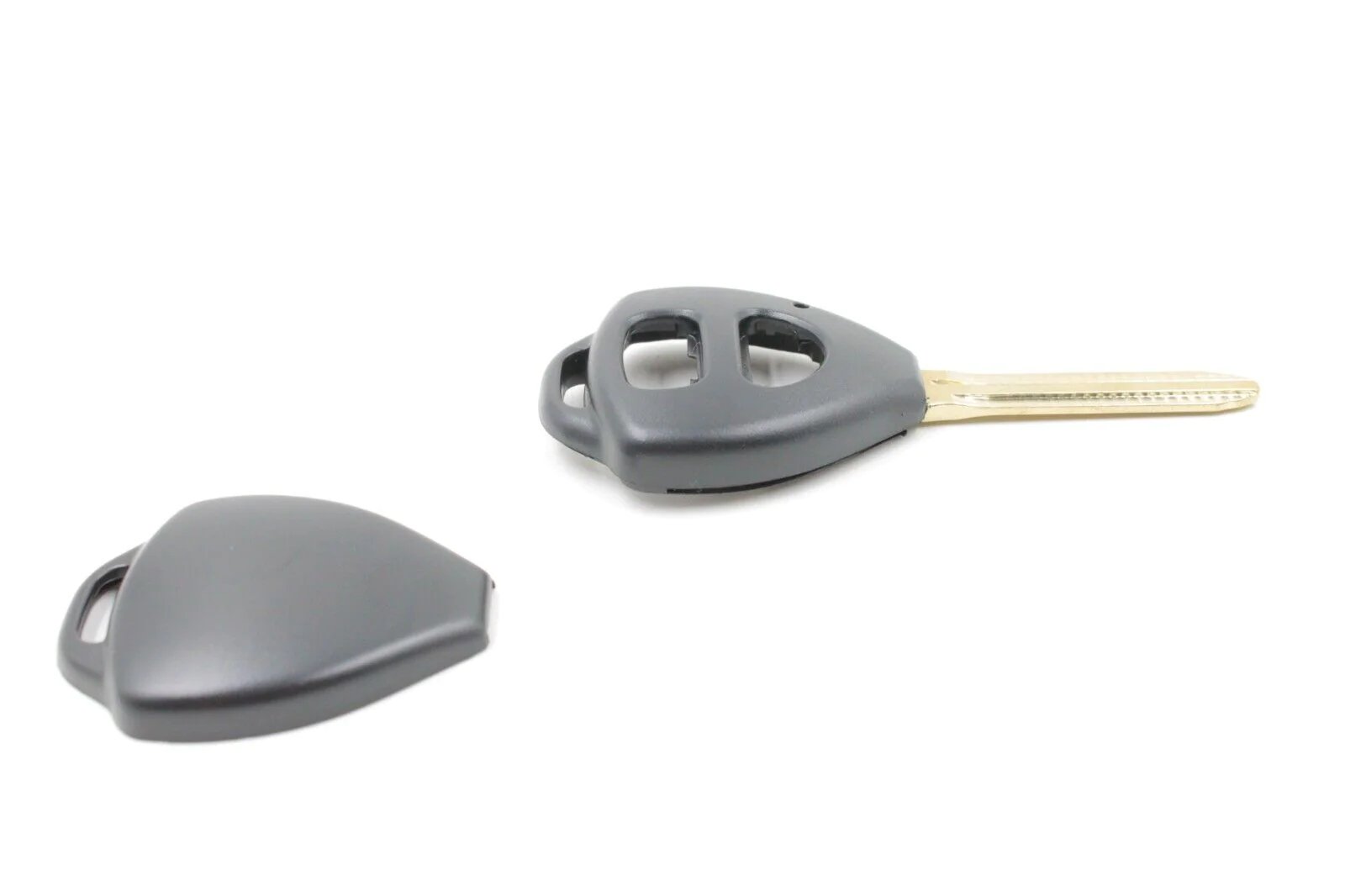 2x Compatible With Toyota Rav4 Corolla Camry Prado 2 Button Remote Key Shell - Office Catch