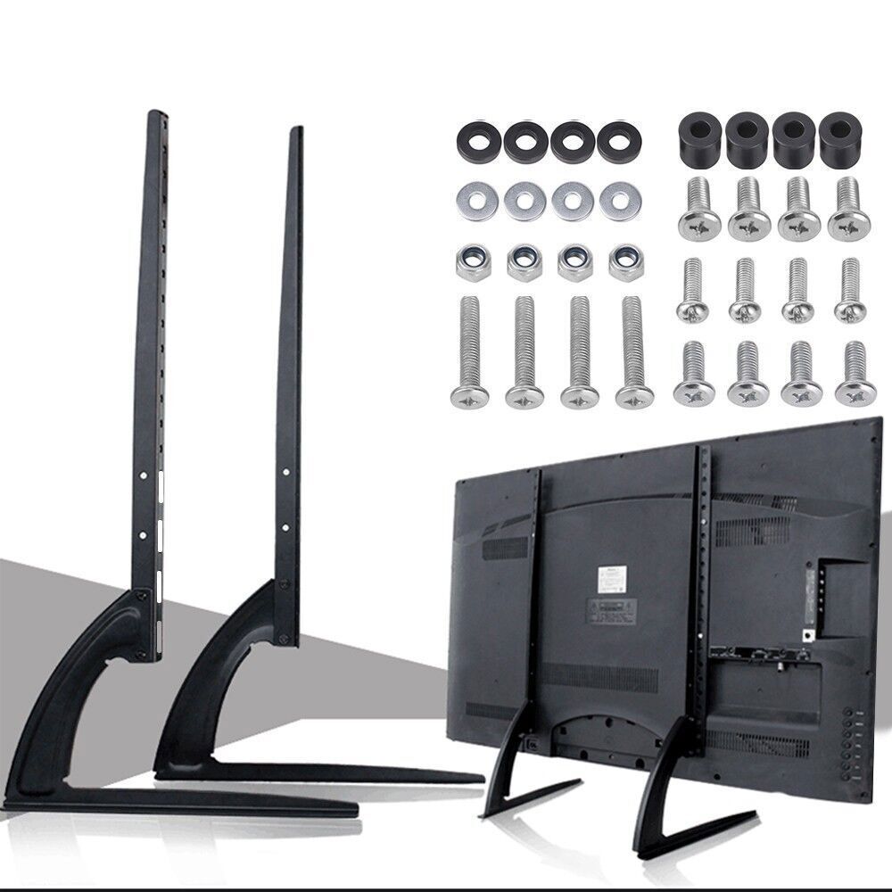 32-70" TV Table Top Stand Riser Leg Mount For Sony LG LED LCD Universal - Office Catch