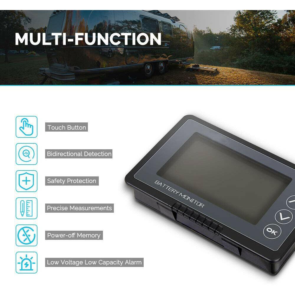 350A Battery Monitor Voltage Alarm 12V Battery Compatible - Office Catch