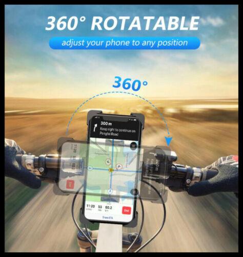 360° Rotation Phone Holde Motorcycle Bike Handlebar GPS Mount Pram Cradle - Office Catch