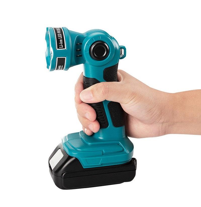 4 LED Work Light DML812 For Makita 18V / 14.4V Lithium Ion battery Pivot LED Flashlight Portable Lamp Torch - Office Catch