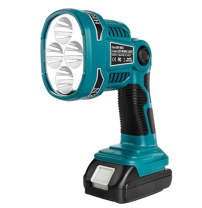 4 LED Work Light DML812 For Makita 18V / 14.4V Lithium Ion battery Pivot LED Flashlight Portable Lamp Torch - Office Catch