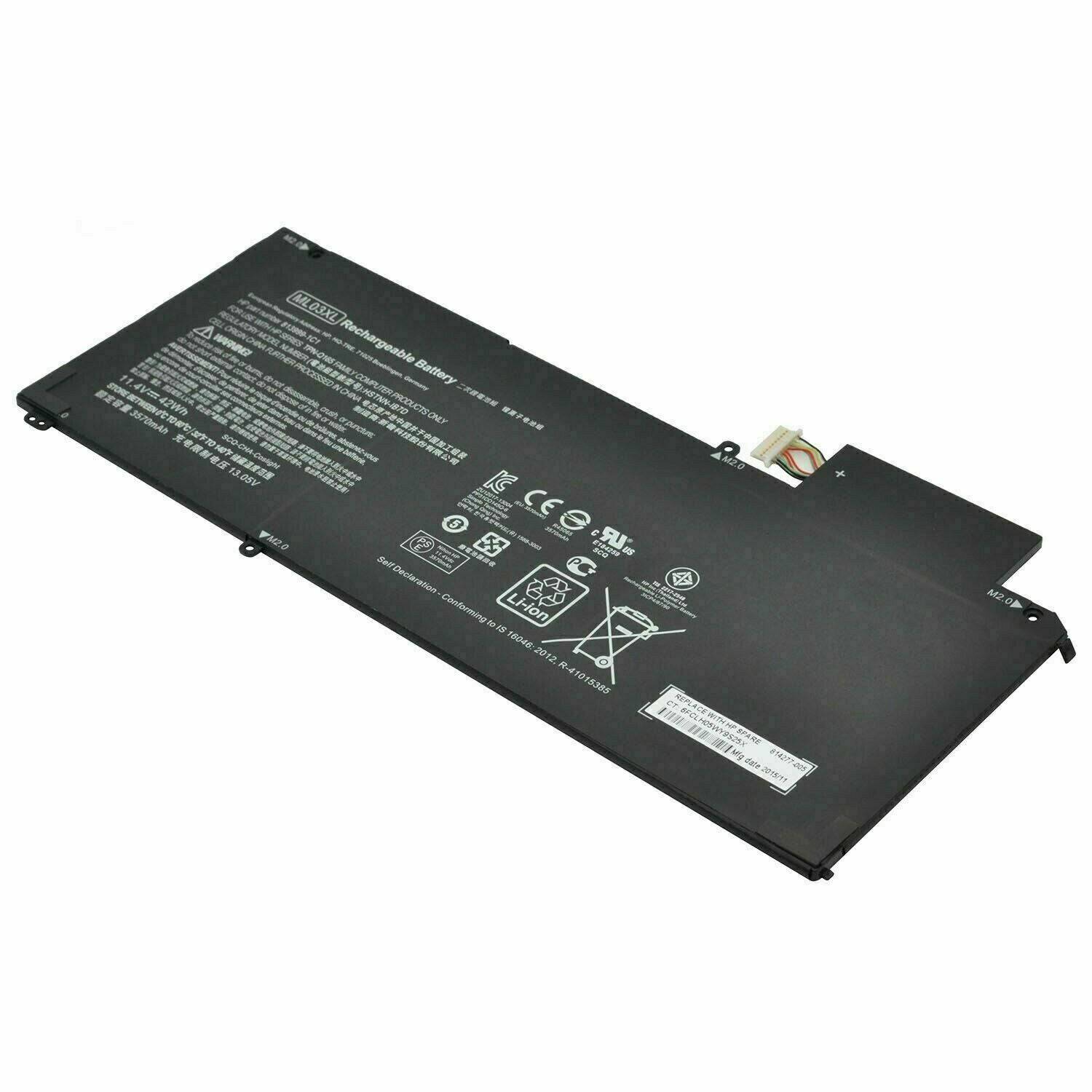 42Wh Battery for HP Spectre x2 12-A001DX HSTNN-IB7D 814060-850 | ML03XL - Office Catch