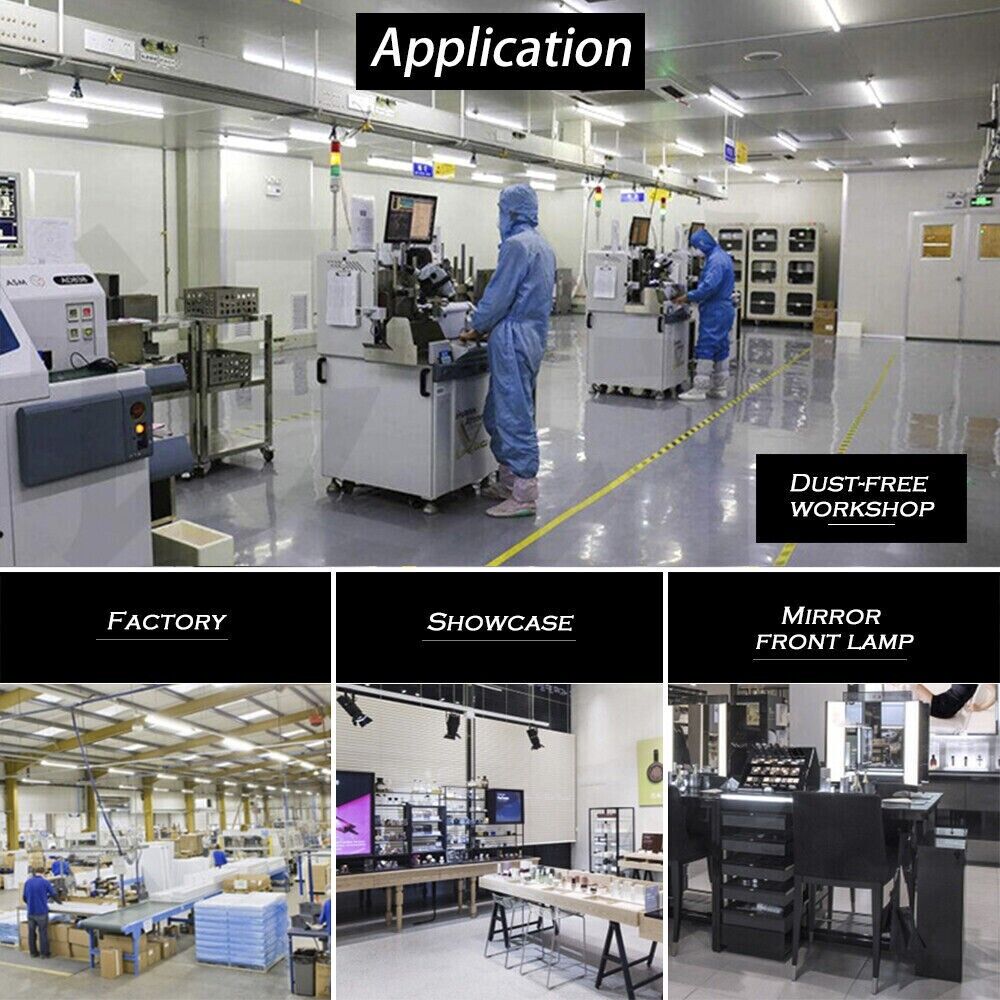 5 Pack LED Slim Ceiling Batten Tube Light Linear 60cm Fluro Fluorescent - Office Catch