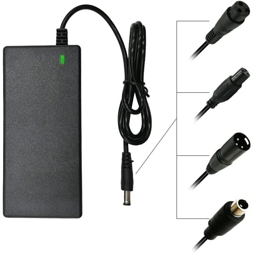 5 Plugs Electric Power Adapter Charger AC to DC 42V 2A For Scooter - Office Catch