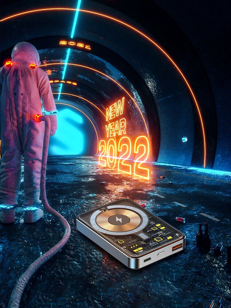 5000Mah Magnetic Power Bank Wireless Charging Fast For iPhone 15 14 13 12 Pro - Office Catch