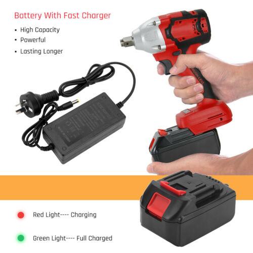 520Nm Cordless Impact Wrench Brushless Rattle Gun 1/2'' Drive + Lithium Battery - Office Catch