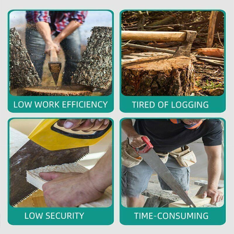 6'' Electric Cordless Chainsaw & 2x Rechargeable Batteries - Office Catch