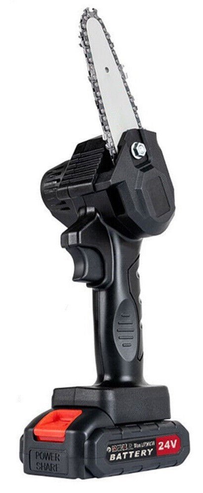 6'' Electric Cordless Chainsaw & 2x Rechargeable Batteries - Office Catch