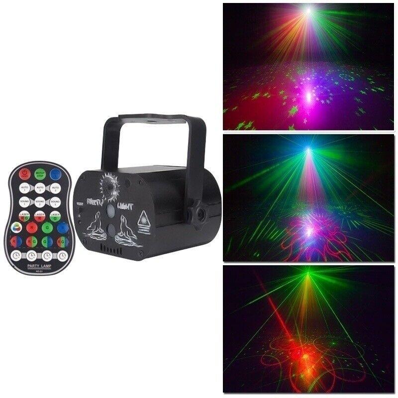 60 Pattern Laser Projector Stage Light LED RGB Party KTV Club DJ Disco Lights - Office Catch
