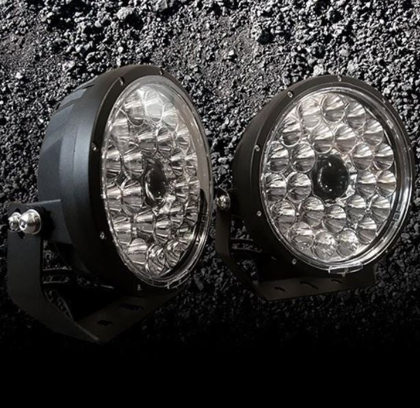 9" Laser Driving Lights + Smart Harness - Office Catch