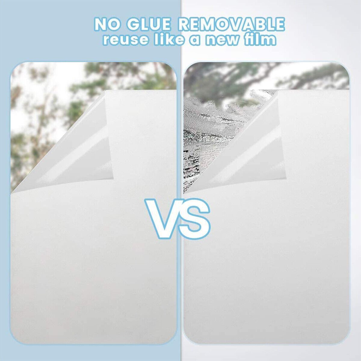 90cmX3m Frosted Window Privacy Film - Office Catch