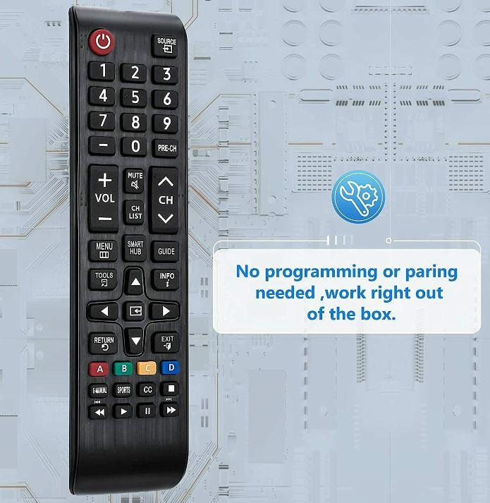 AA59-00602A Remote Control Replacement for Samsung TV TM1240 PS43E450A1MXXY - Office Catch