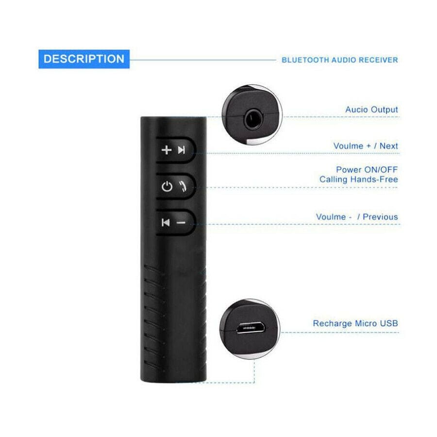 Bluetooth Adapter Receiver Portable Hands-Free Bluetooth - Office Catch