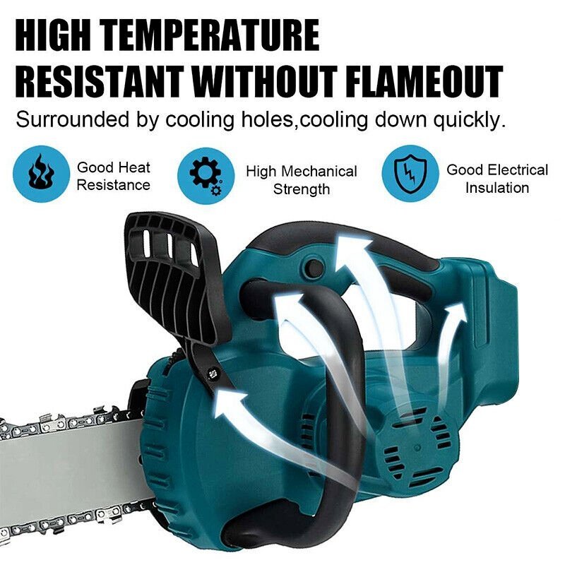 Brushless Cordless 12'' Chainsaw For Makita 18V Battery - Office Catch