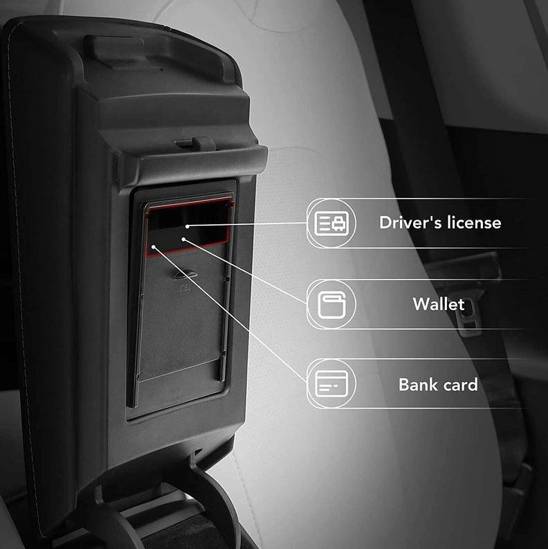 Car Center Console Armrest Storage Box Organizer Tray For Tesla Model 3 - Office Catch