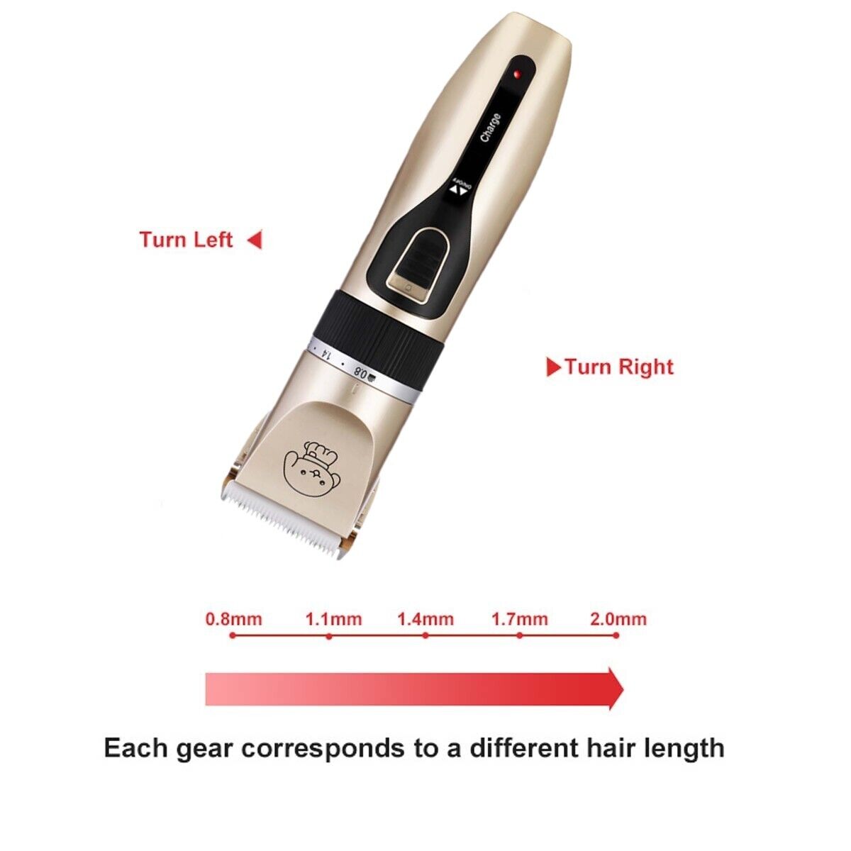 Cat Dog Pet Clippers Hair Electric Clipper Grooming Trimmer Shaver Cordless Set - Office Catch