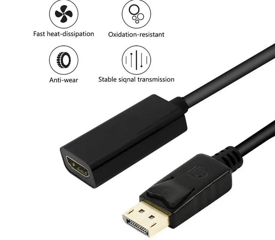 DisplayPort Male to HDMI Female Gold-Plated DP Display Port to HDMI Adapter - Office Catch
