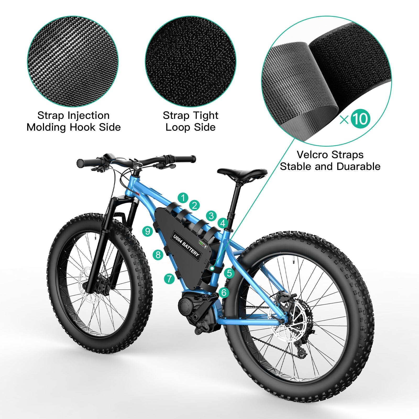 Ebike Battery 48V 20Ah Lithium Triangle Battery Pack for 200~2000W Motor - Office Catch