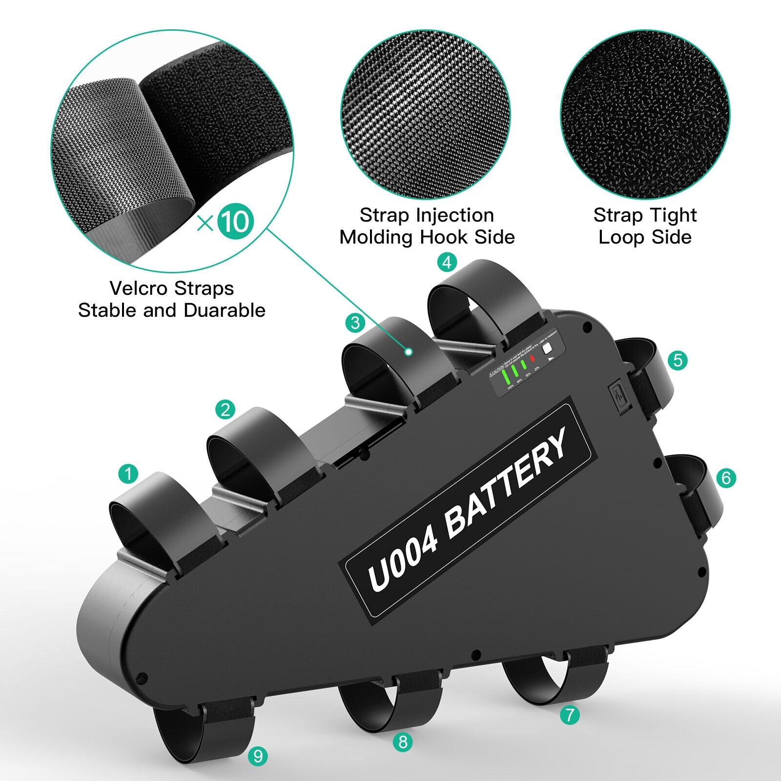 Ebike Battery 48V 20Ah Lithium Triangle Battery Pack for 200~2000W Motor - Office Catch