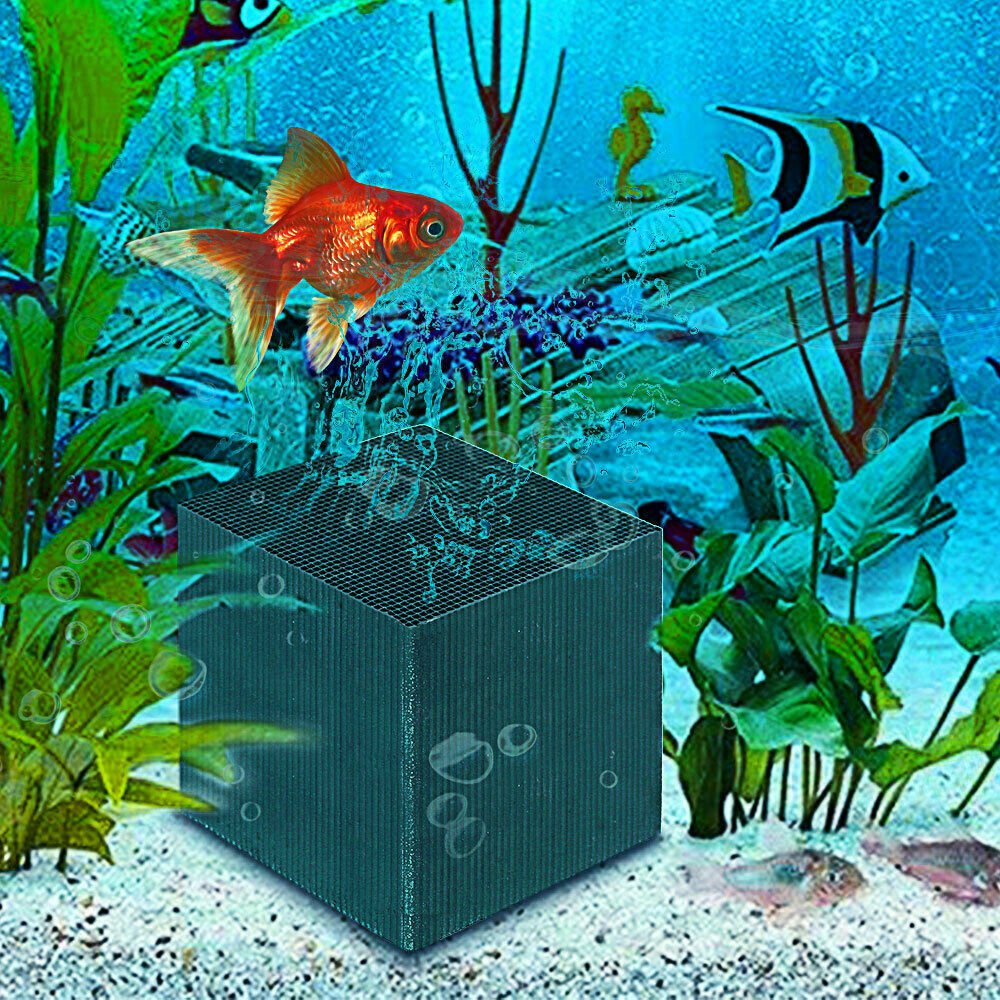 Eco-Aquarium Water Purifier Cube Filtration Absorption Filter Fish Tanks Cleaner - Office Catch