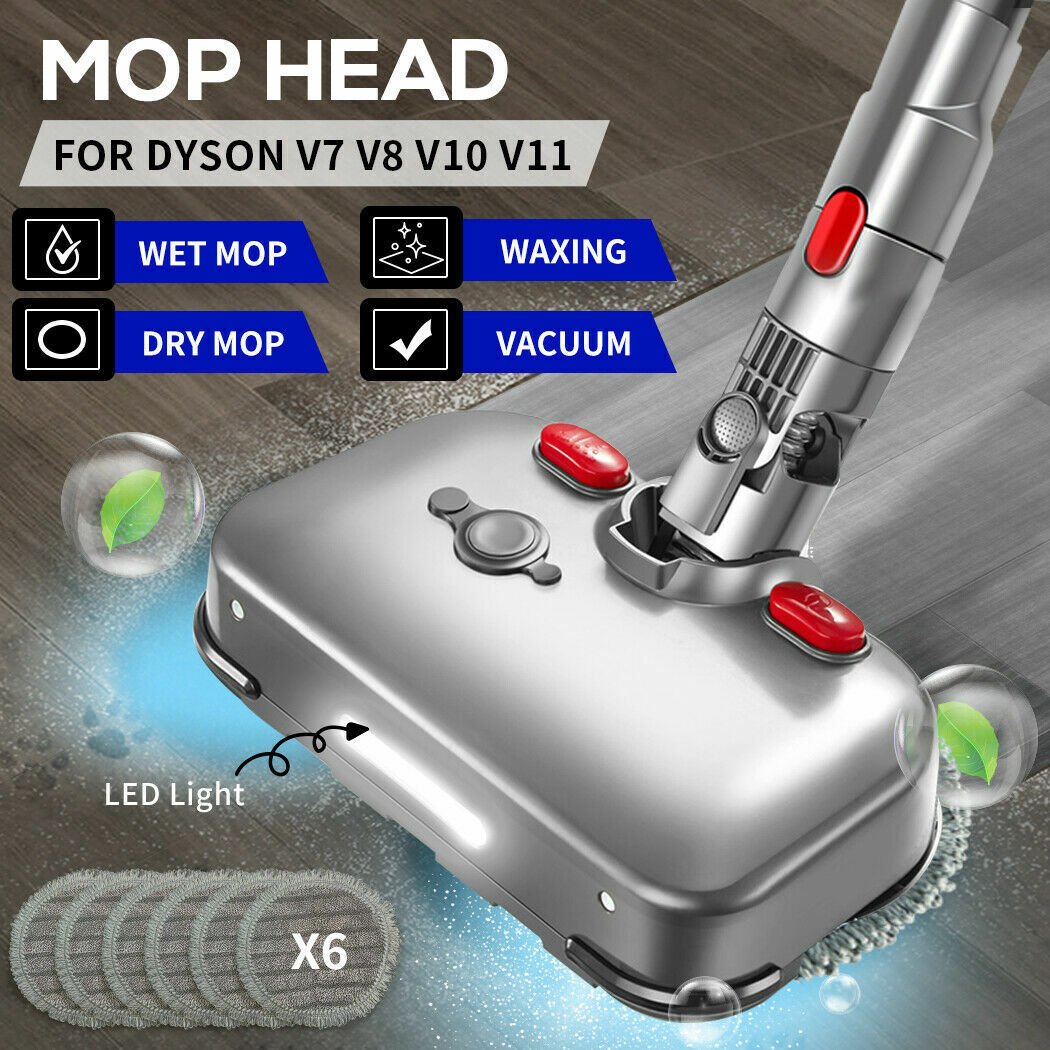 Electric Motorised Mop Head for Dyson V7 V8 V10 V11 V15 Floor Vacuum Cleaners - Office Catch