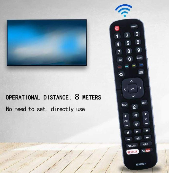 EN2B27 Remote Replacement For Hisense TV EN-2B27 RC3394402/01 3139 238 - Office Catch
