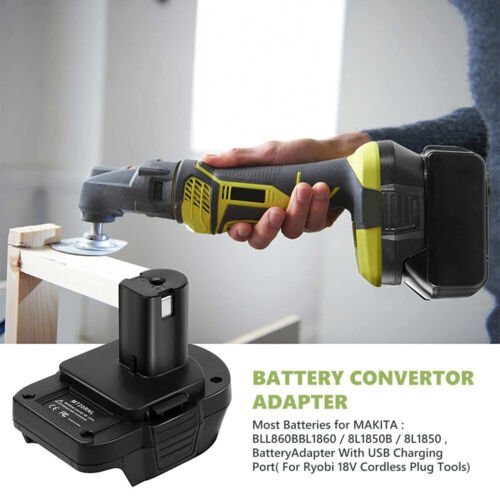 For Makita Convert to Ryobi 18V Li-ion Battery Adapter Connectors Cordless Tool - Office Catch