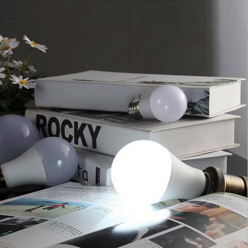 Globe Light Cool White and Bright Screw Bulb 2x LED Bulb 15W E27 - Office Catch