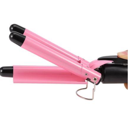 Hair Curlers 3 Barrel Curling Iron Beach Waves Curling Iron Hair Curler - Office Catch