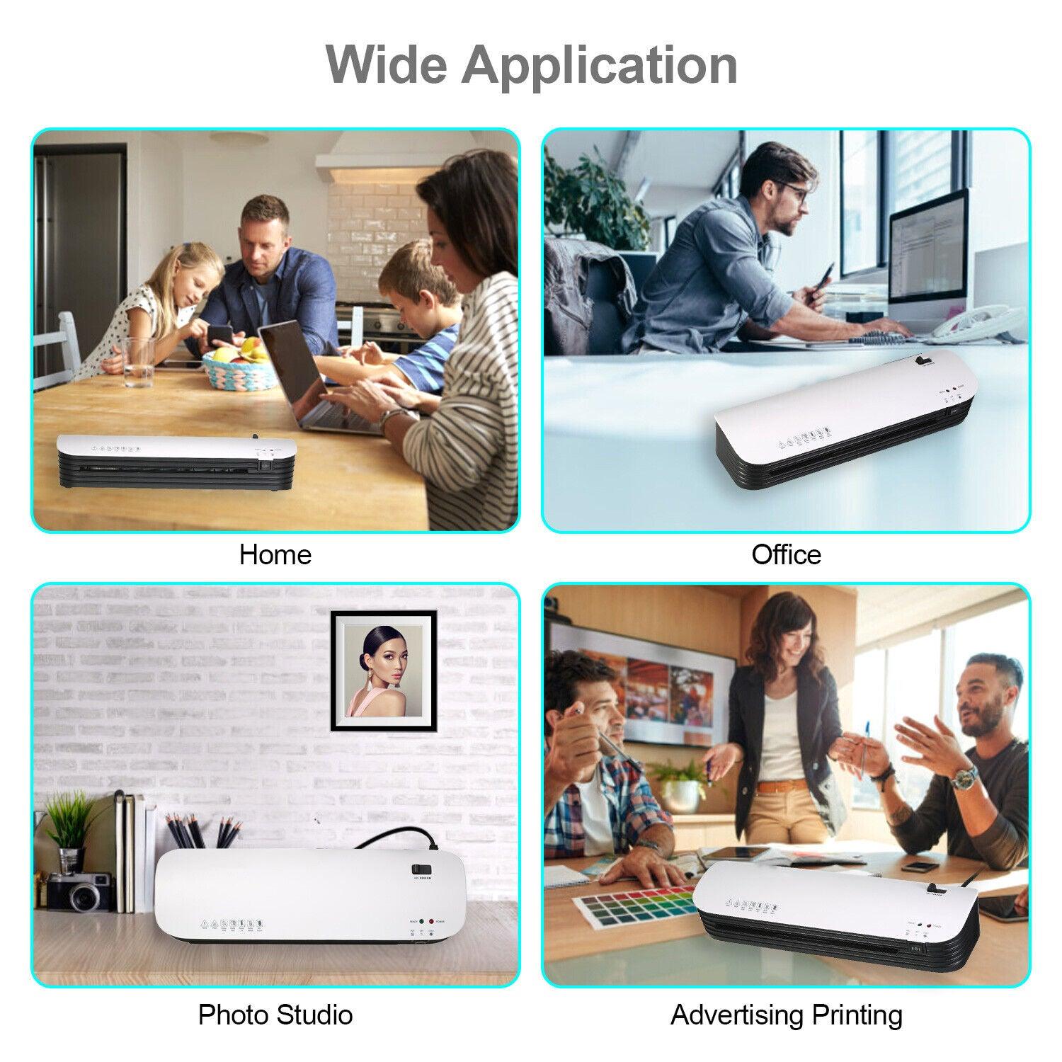 Laminator Machine Set A4 Size+Paper +Corner Rounder 20 Pouches - Office Catch