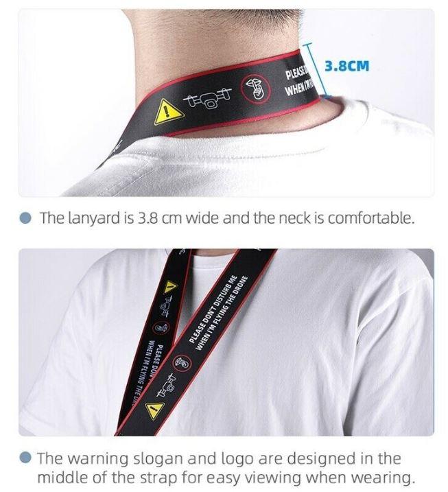 Lanyard for for Mavic Air 2/Air 2S /Mini 2 Remote Controller (RC-N1 Remote Controller) Anti-Fall Neck Strap with Lanyard Bracket (Single Hook) - Office Catch