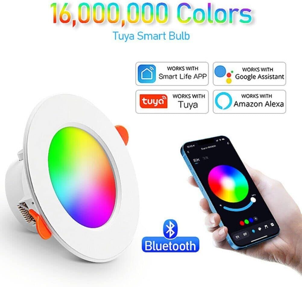 LED Downlight Bluetooth LED Smart Ceiling Light Motion Sensor Dimmable Down Light 10W Led Bluetooth Smart Downlight - Office Catch