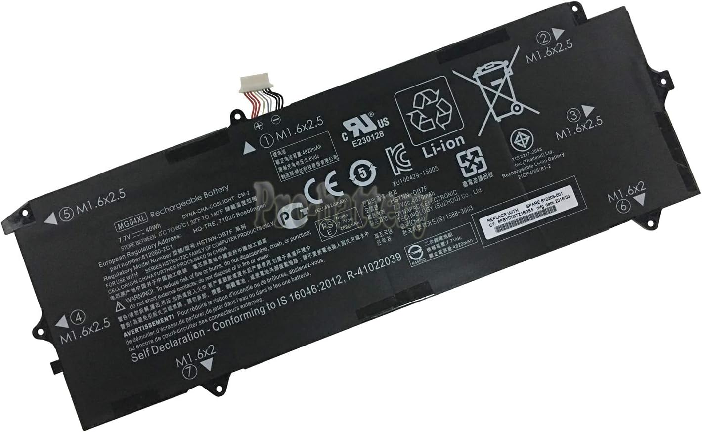 MG04XL MG04 Battery For HP Elite X2 1012 G1 HSTNN-DB7F 812060-2B1 812060-2C1 - Office Catch