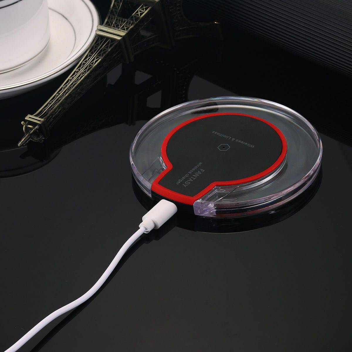 Pad Qi Wireless Charger For iPhone 14 13 12 11 Pro Max Samsung S21 S20 - Office Catch