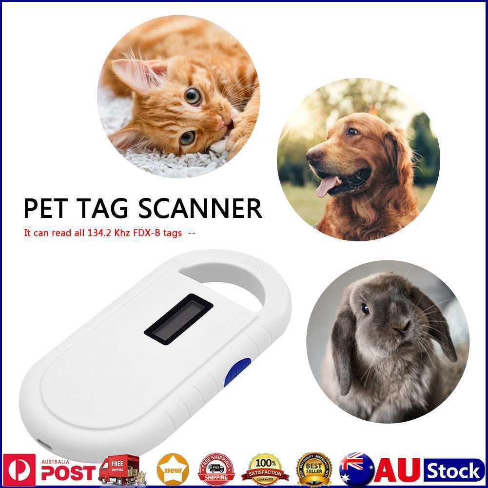 Pet Tag Reader USB Rechargeable Animal Microchip Scanner For Dog Cat - Office Catch