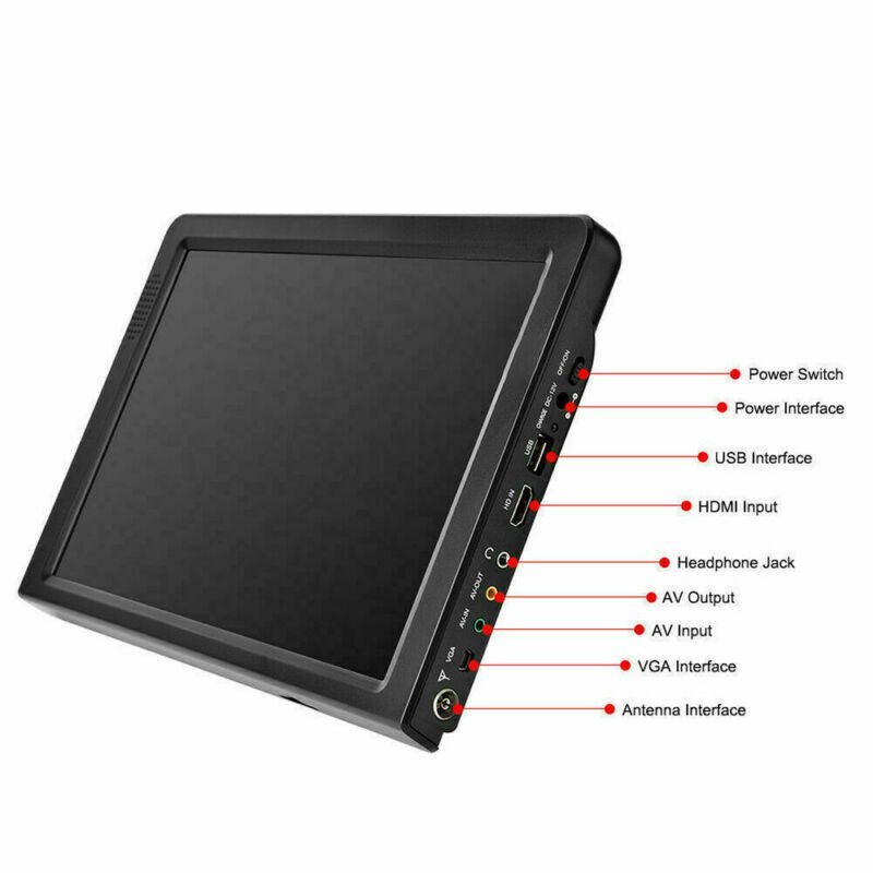 Portable Digital Television Car HD TV MP4 Player- 14inch - Office Catch