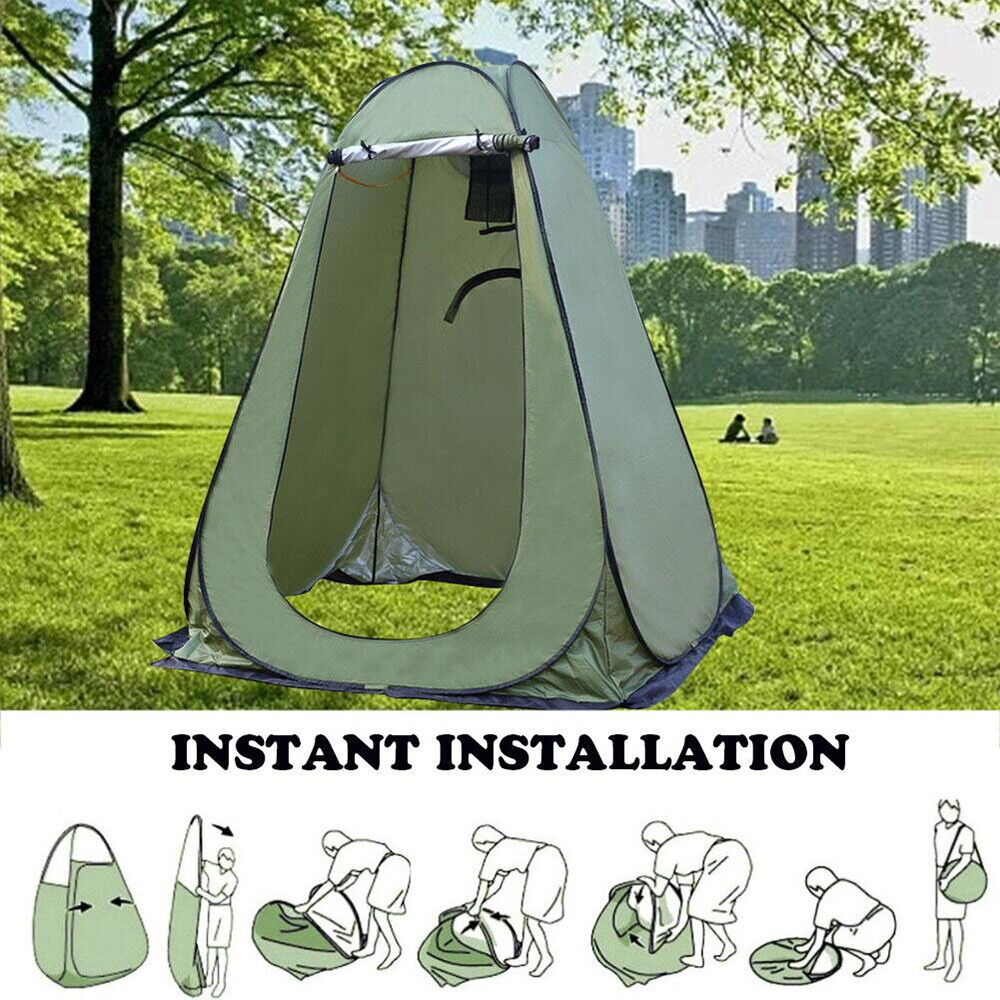 Portable Pop Up Outdoor Camping Shower Tent Toilet Privacy Change Room Shelter - Office Catch