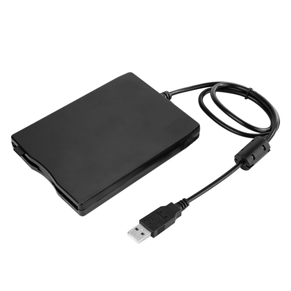Portable USB Floppy Disk Drive External FDD 3.5" 1.44MB For Laptop Data Storage - Office Catch