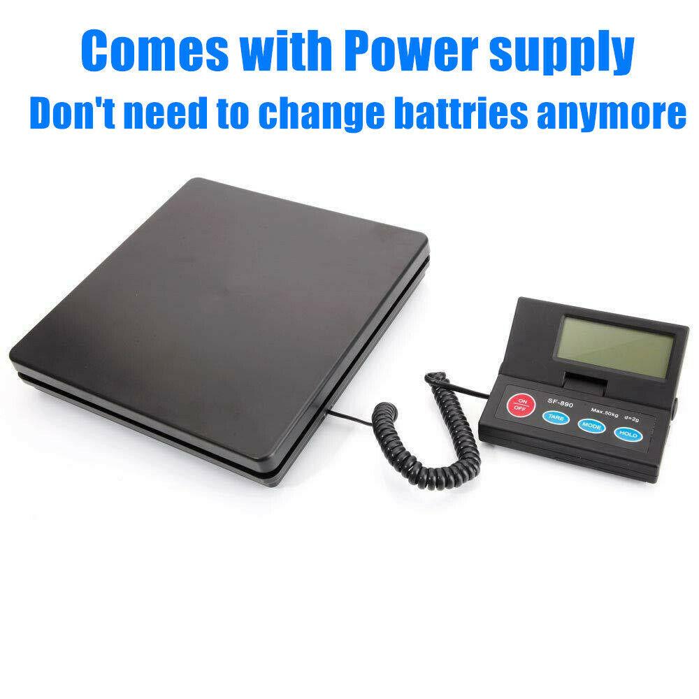 Postal Shipping Digital Scales LCD Backlit Display 2g Min 50kg Max - Office Catch