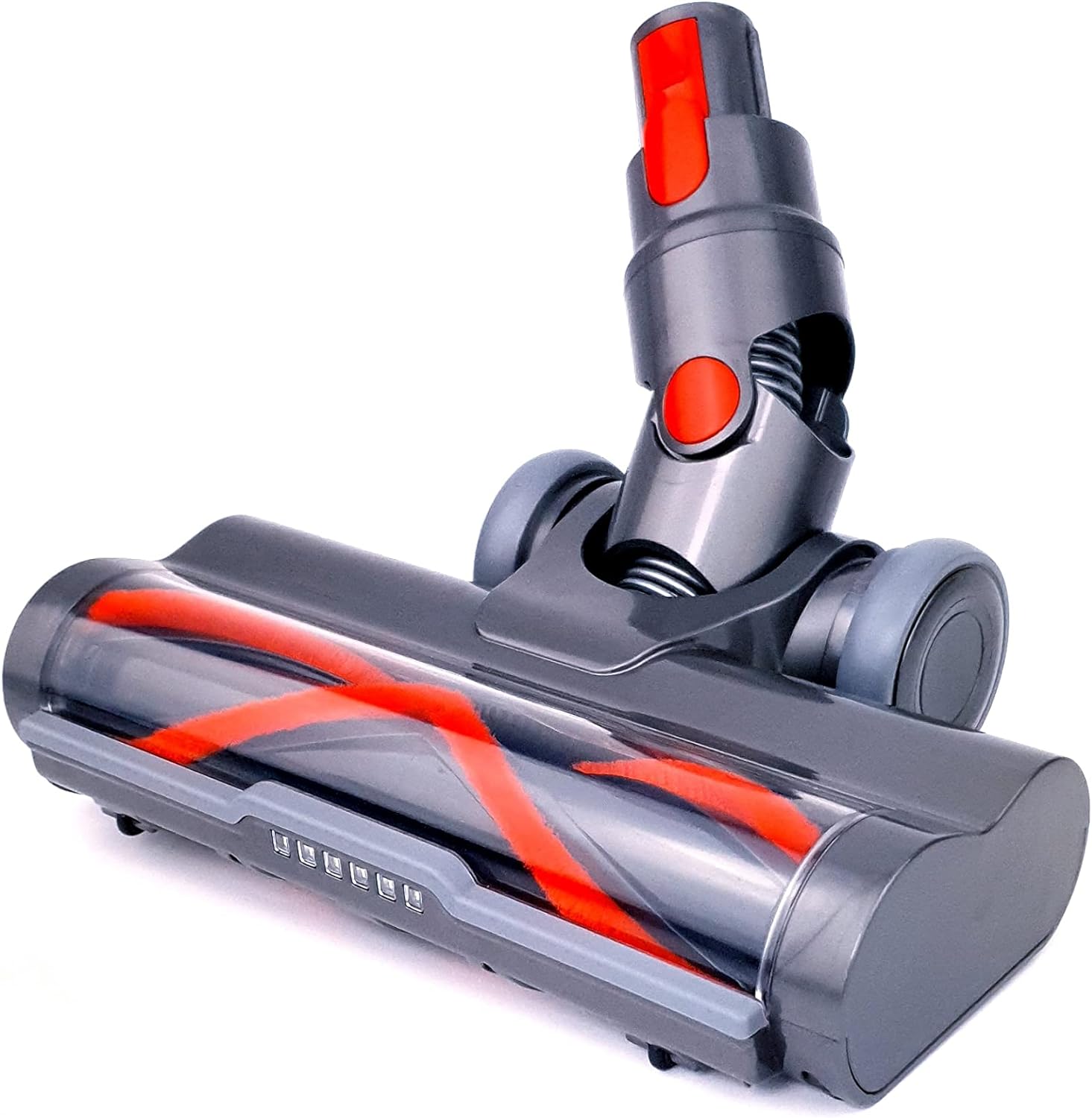 Powerhead with Front LED Lights for Dyson V7 V8 V10 V11 V15 Vacuum Cleaners - Replacement Motorized Vacuum Head Attachment Accessory for All Surfaces - Office Catch