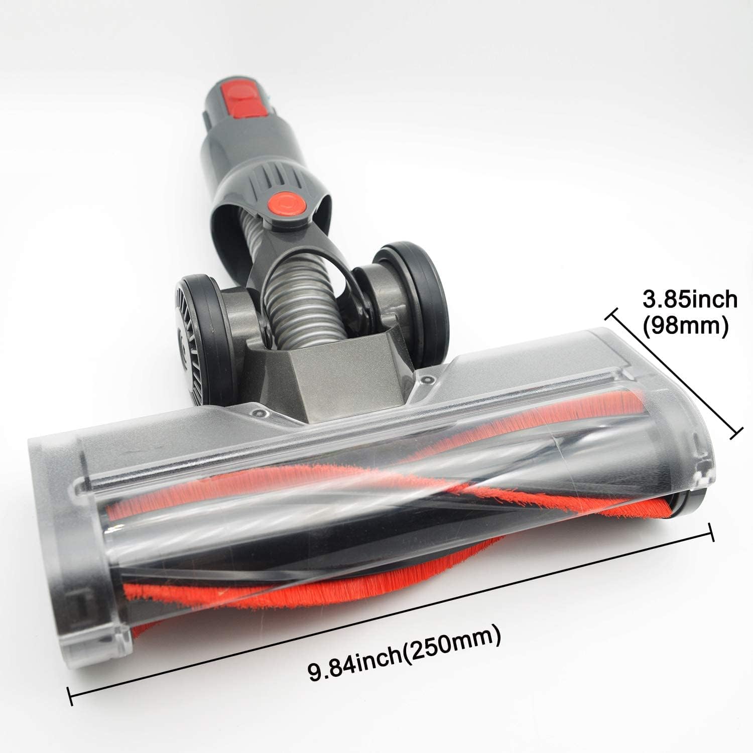 Powerhead with Front LED Lights for Dyson V7 V8 V10 V11 V15 Vacuum Cleaners - Replacement Motorized Vacuum Head Attachment Accessory for All Surfaces - Office Catch