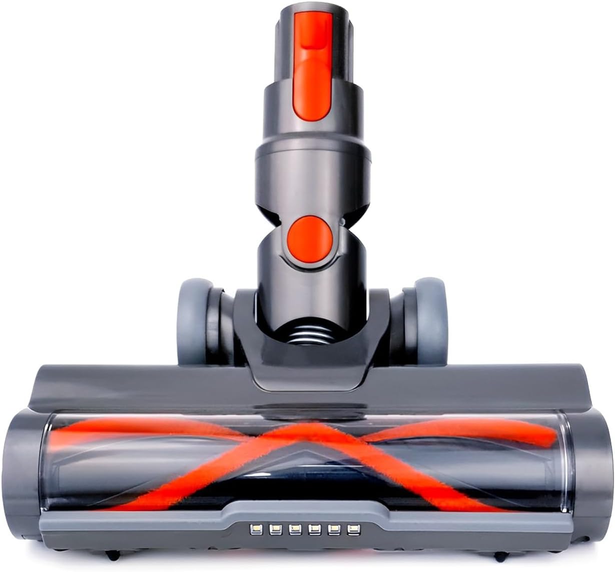 Powerhead with Front LED Lights for Dyson V7 V8 V10 V11 V15 Vacuum Cleaners - Replacement Motorized Vacuum Head Attachment Accessory for All Surfaces - Office Catch