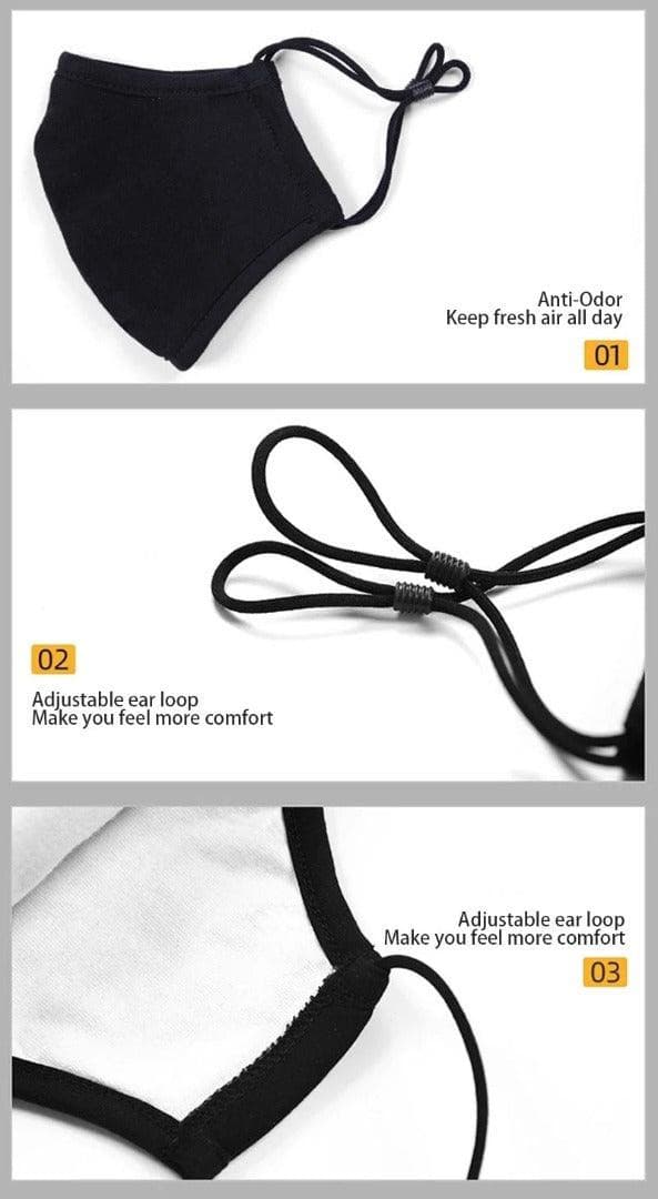 Protective Face Mask ADJUSTABLE & BREATHABLE & WASHABLE | Reusable facemask - Office Catch