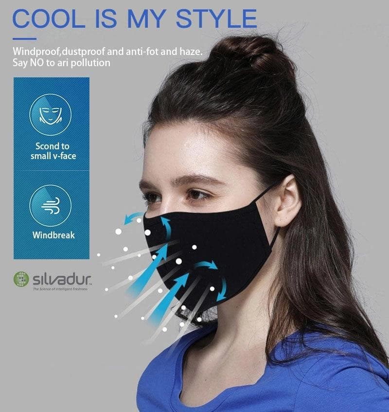 Protective Face Mask ADJUSTABLE & BREATHABLE & WASHABLE | Reusable facemask - Office Catch