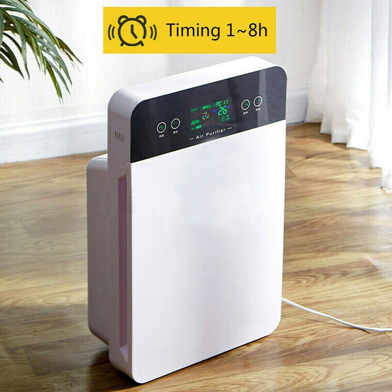 Remote Control Air Purifier With Hepa Filter - Office Catch